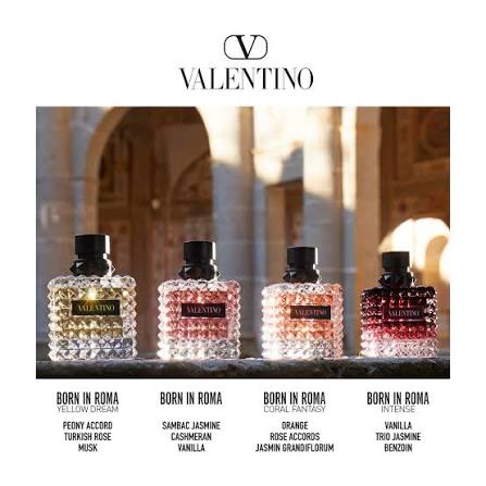 Valentino Donna Born In Roma/Intense/Yellow Dream/Coral Fantasy Set (4x30ml)